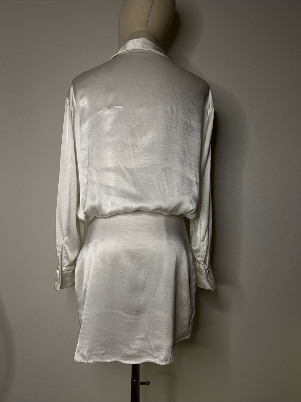 Zara Silk shirt dress - Picture 4 of 5
